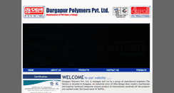 Desktop Screenshot of durgapurpolymers.com